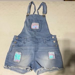 Justice Girls (size 16) Short Overalls